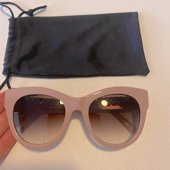 ??️✨ Stella McCartney Sunglasses in Light Pink/Rose Gold Stella McCartney Pink Sunglasses for Women for sale | eBay main image 2
